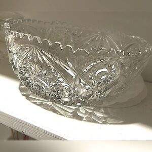 Real crystal decorative bowl